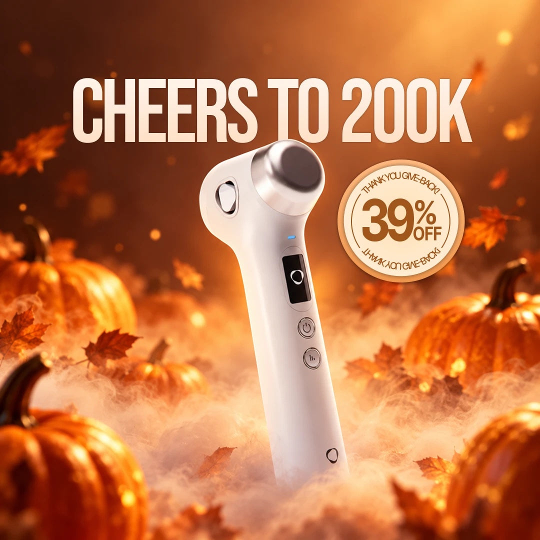 glow.m Cryo Sonic Pro: Cooling Ultrasound Facial Device